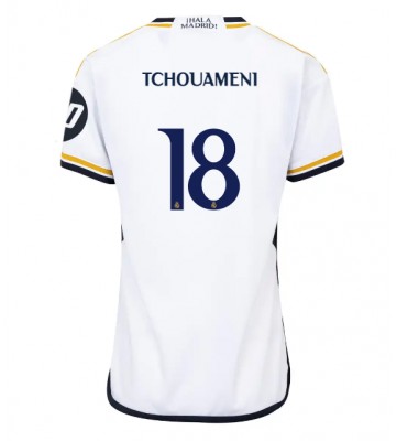 Real Madrid Aurelien Tchouameni #18 Hemmatröja Dam 2023-24 Kortärmad